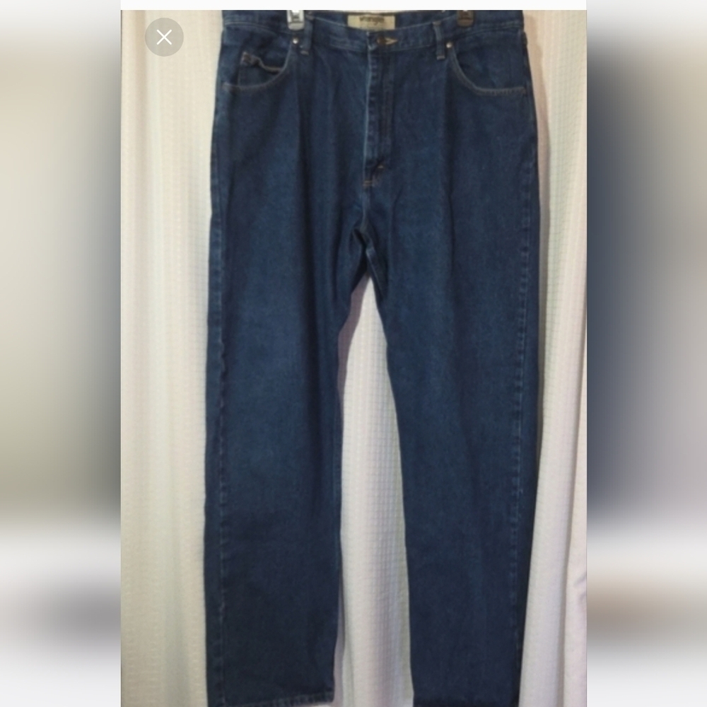 Wrangler Authentics Men’s 40x34 Dark Wash Jeans EUC